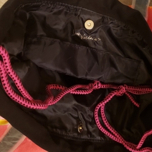 NWT Victoria's Secret Tie Dye Canvas Tote Bag - Picture 4 of 5